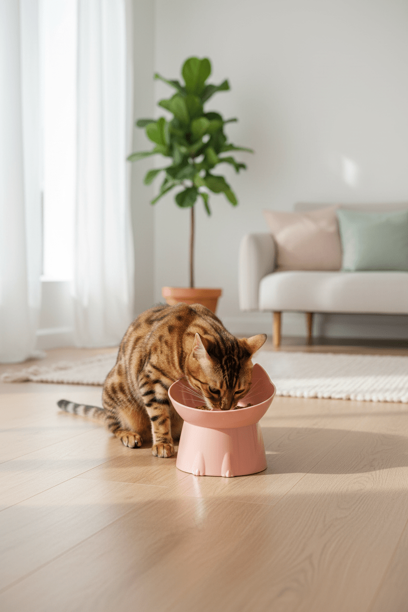 Gamelle Chat surélevée | ComfortFélin - Mondechat