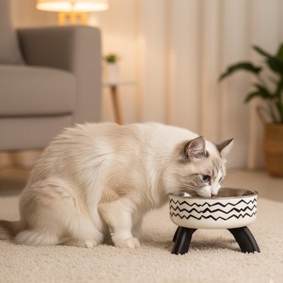 Gamelle chat surélevée | DigestConfort - Mondechat