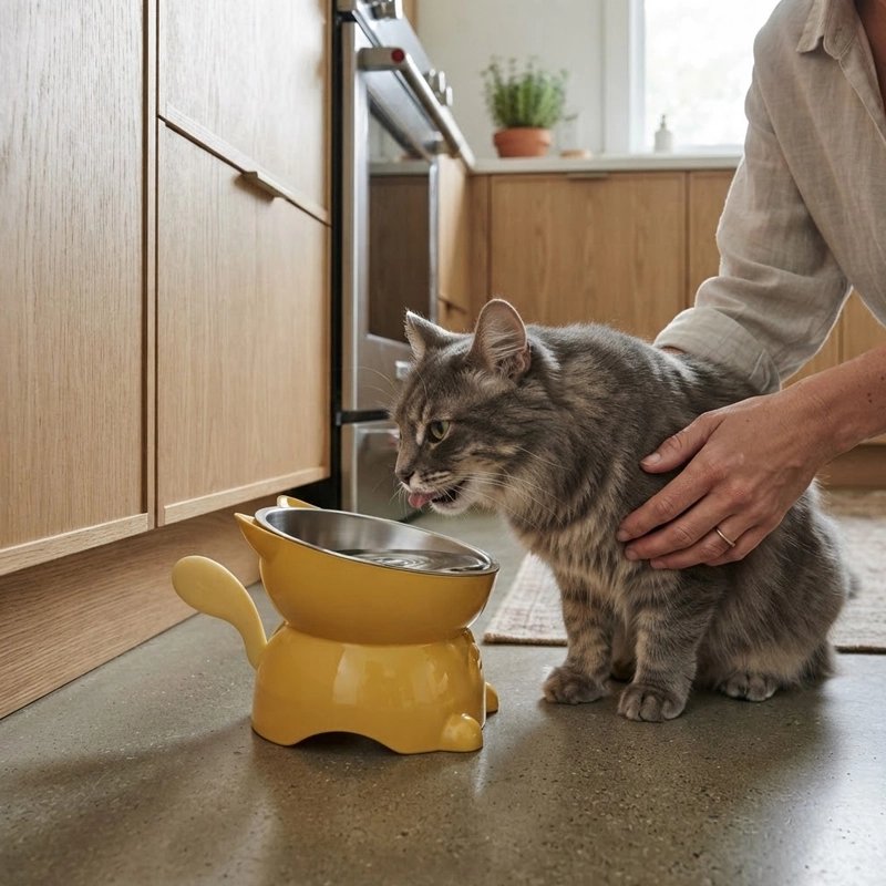 Gamelle Chat surélevée