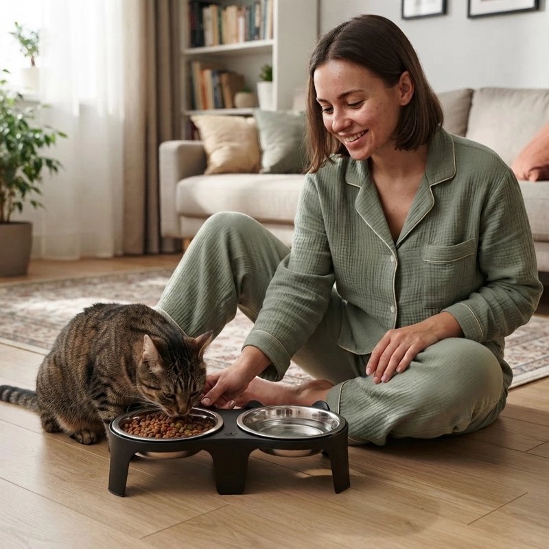 Gamelle Chat surélevée