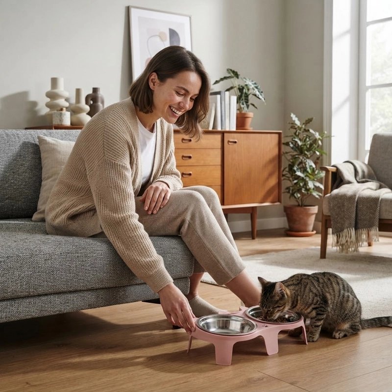 Gamelle Chat surélevée