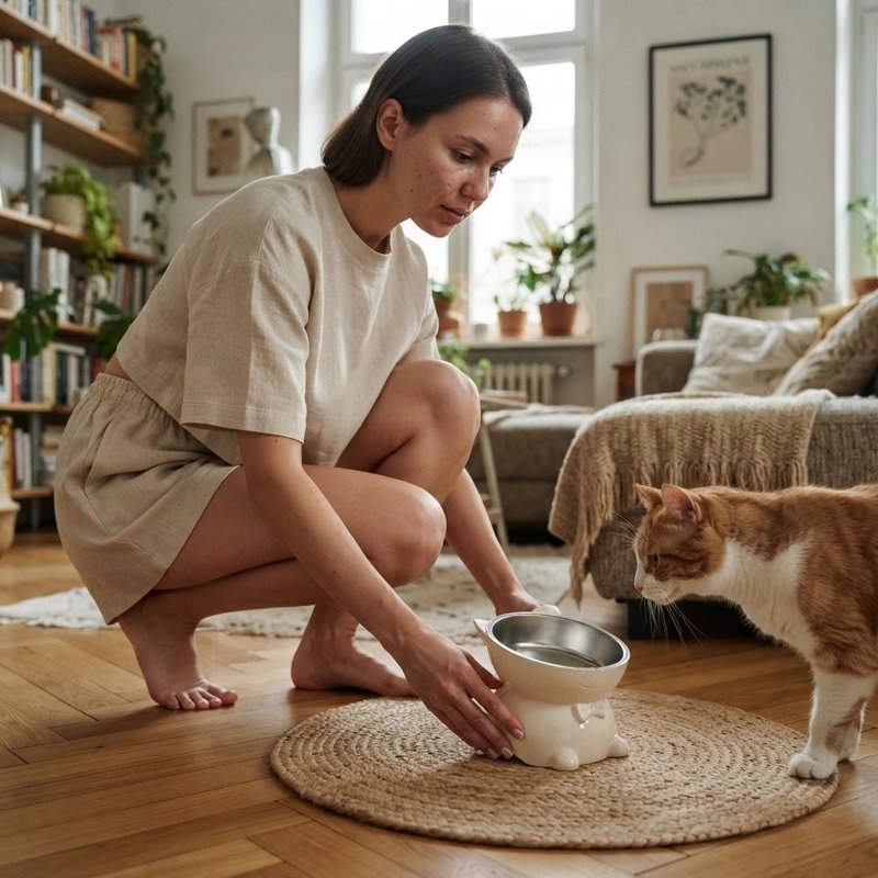 Gamelle Chat surélevée