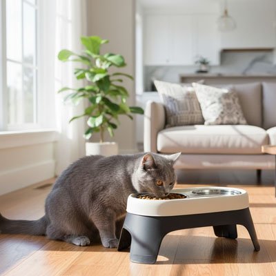 Gamelle Chat surélevée