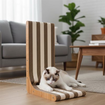 Griffoir Chat | Design Bois Naturel & Résistant - Mondechat