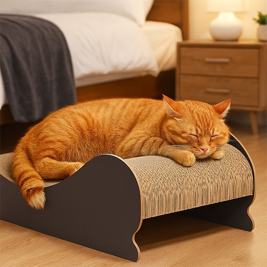 Griffoir Chat Design Vague | Griffe & Dort - Mondechat