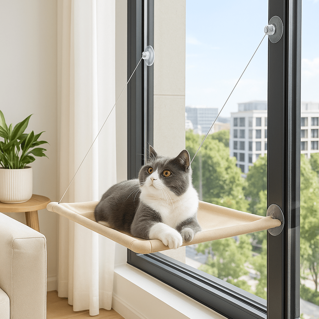 Hamac chat fenêtre | Confort Premium - Mondechat