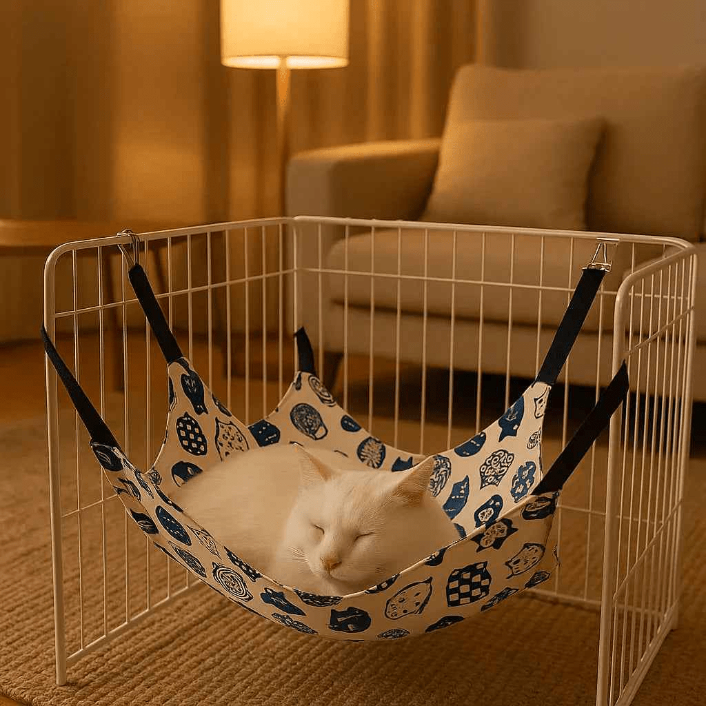 Hamac pour chat confort Royal - Le confort ultime pour votre félin - Mondechat