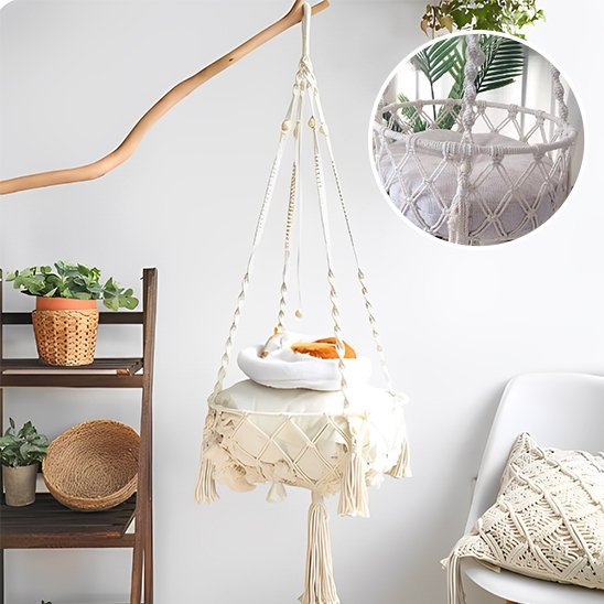 Hamac pour chat | Douillet Suspendu - Mondechat