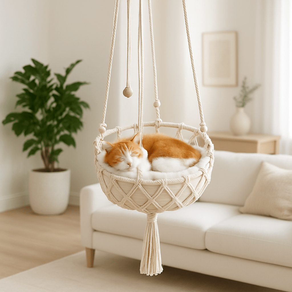 Hamac pour chat | Douillet Suspendu - Mondechat