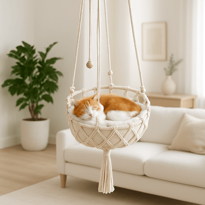 Hamac pour chat | Douillet Suspendu - Mondechat