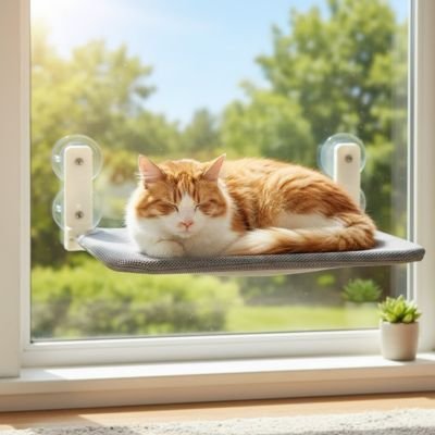 Hamac pour chat fenêtre | PanoraCat - Mondechat