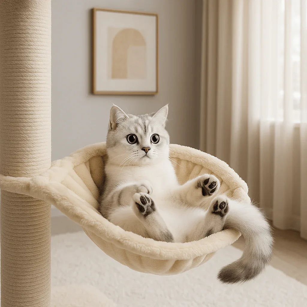 Hamac pour chat SunWatcher : le meilleur hamac pour chat au soleil pour des moments de détente incroyables - Mondechat