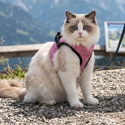 Harnais Chat | Confort Sécurisé - Mondechat