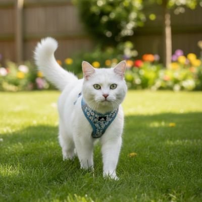 Harnais et laisse chat | Anti-Évasion Ajustable - Mondechat