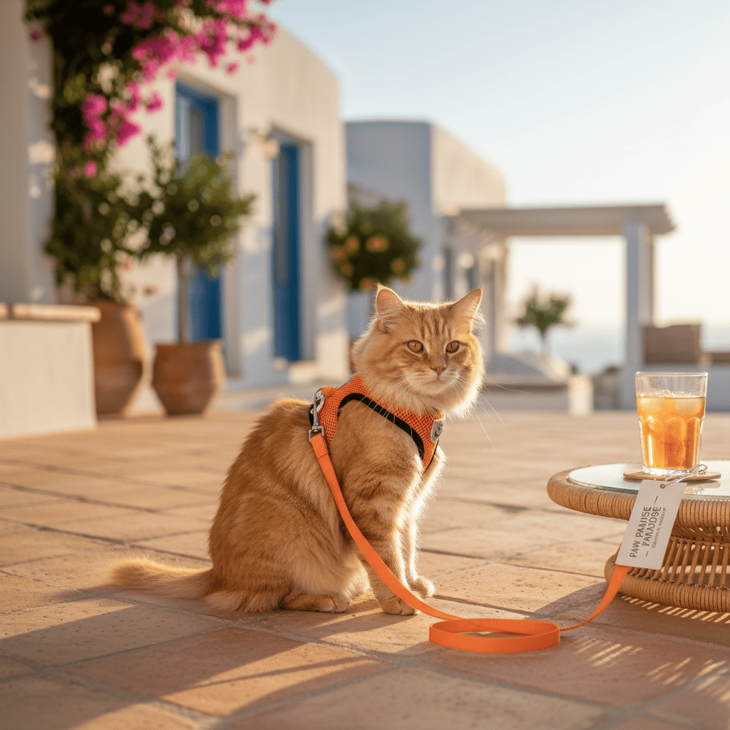 Harnais + Laisse Chat | Sécuritaire & Ajustable - Mondechat - Mondechat