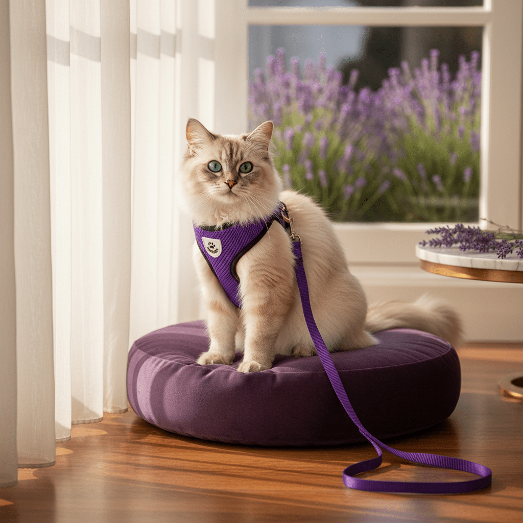 Harnais + Laisse Chat | Sécuritaire & Ajustable - Mondechat - Mondechat