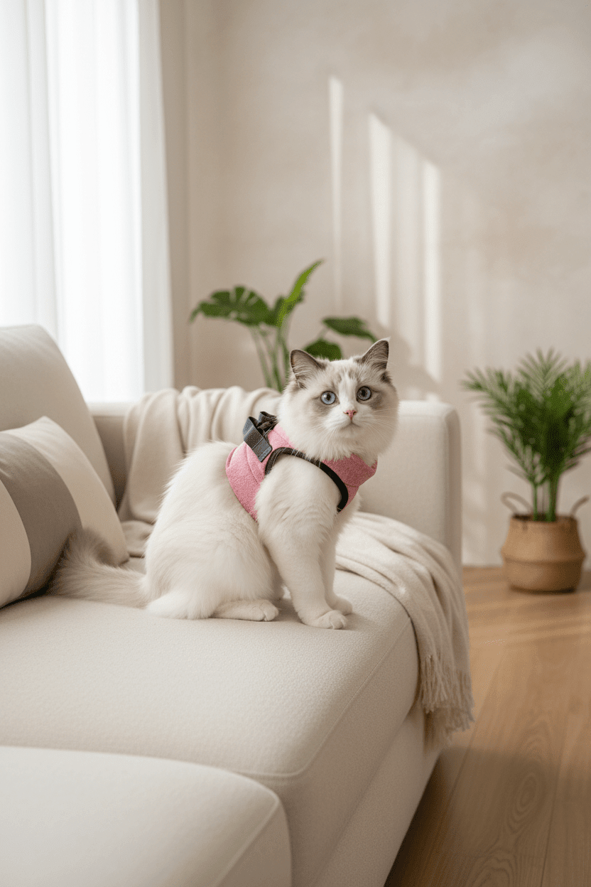 Harnais + Laisse Chaton | Ergonomique Sécurité Maximale - Mondechat - Mondechat