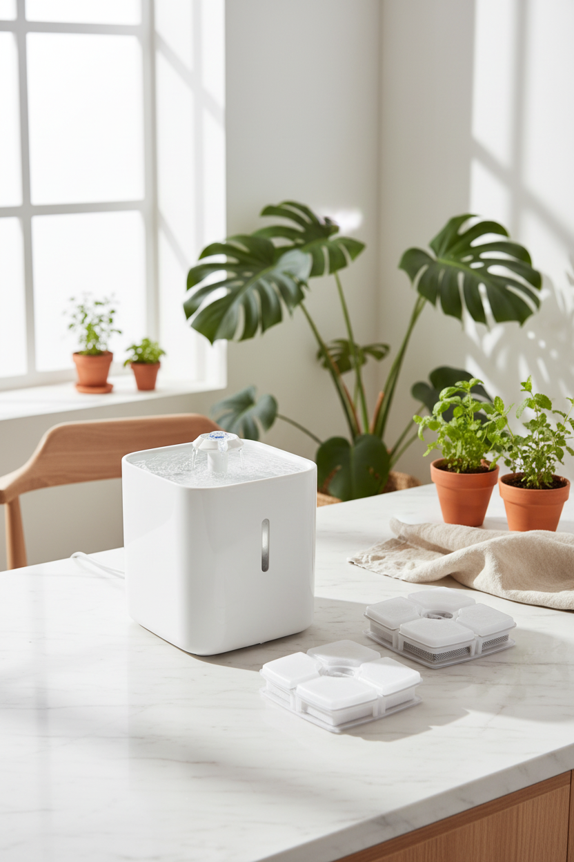 Filtres de Remplacement Fontaine SilentPure | Pack 12 Carrés - Mondechat