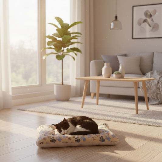Coussin Confort Premium pour Chat - Doux et Moelleux