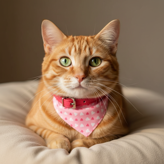 Moon Bundle Chat - Pack Cadeau Complet (Bandana + Jouet + Brosse)