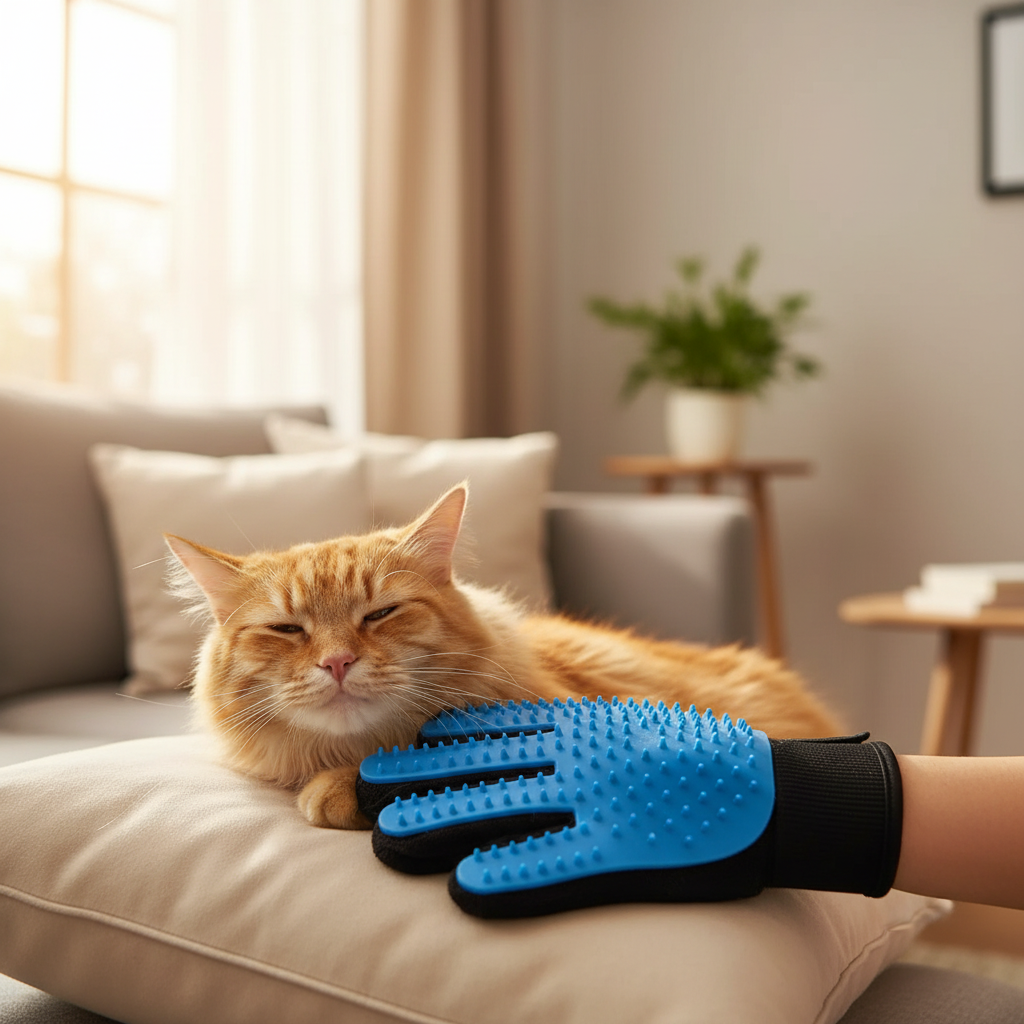 Brosse Chat Premium | Pelage Brillant et Démêlage Doux