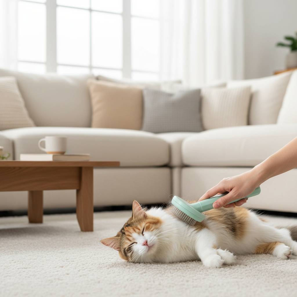 Brosse chat anti-poils | MassageDoux