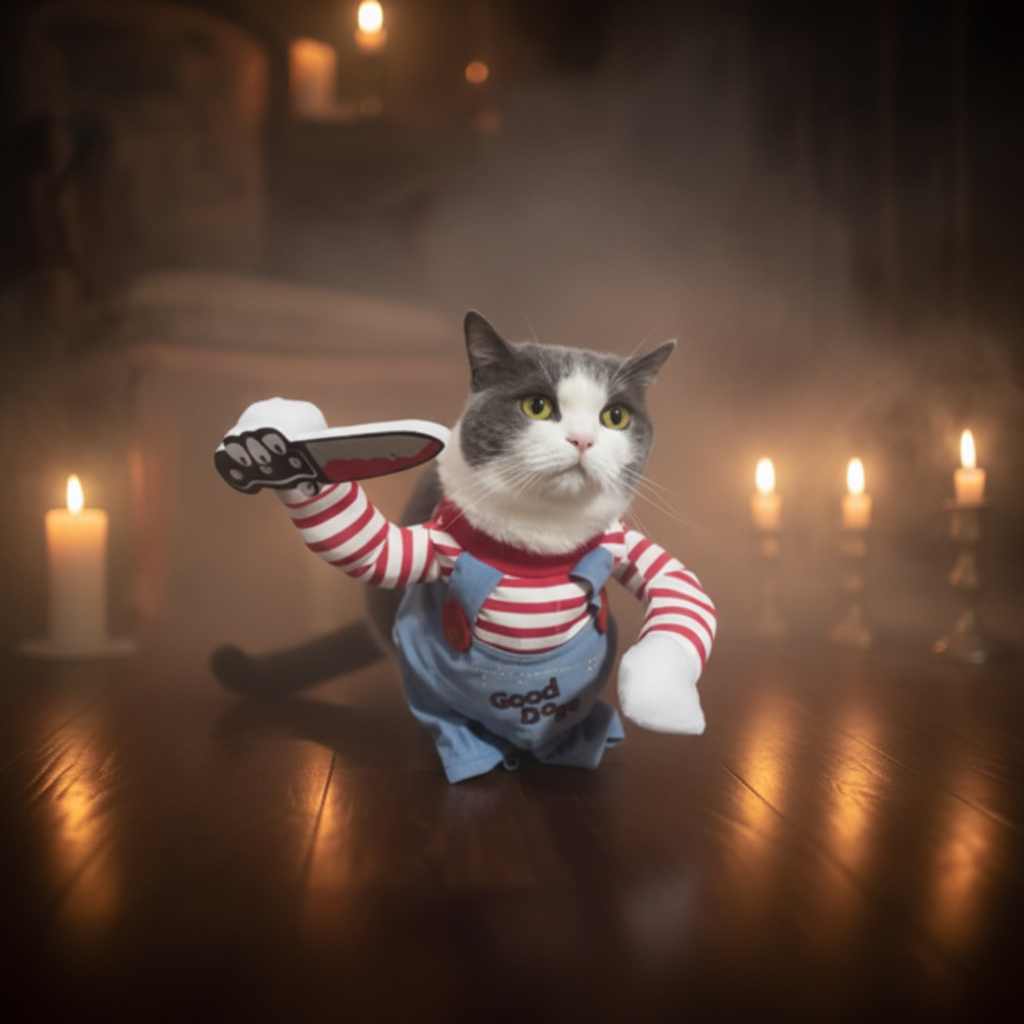 Costume Cosplay Halloween Chat & Chien | FunParty - Mondechat