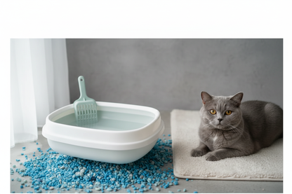 Bac à Litière Chat Pliable | Design Premium Anti-Odeurs