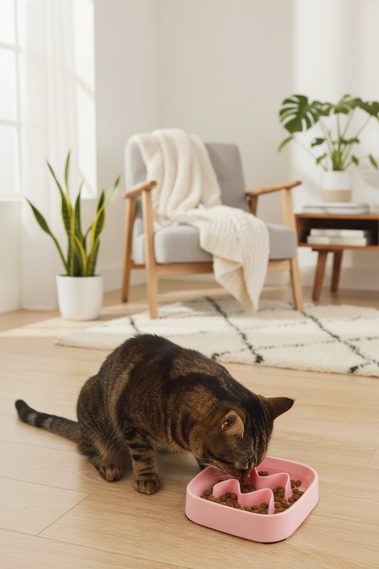 Gamelle anti glouton Chat | Puzzle SlowFeed