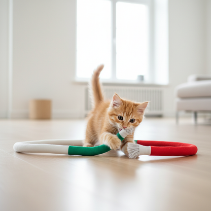 Jouet Corde Herbe à Chat - Dentition et Nettoyage Dents