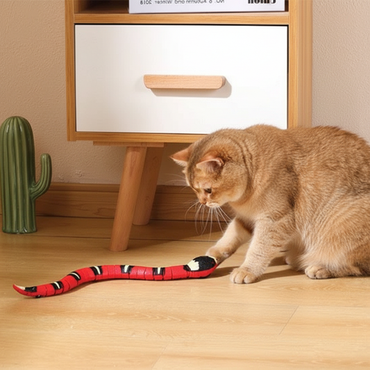 Serpent Interactif pour Chat | Jouet Stimulant et Amusant
