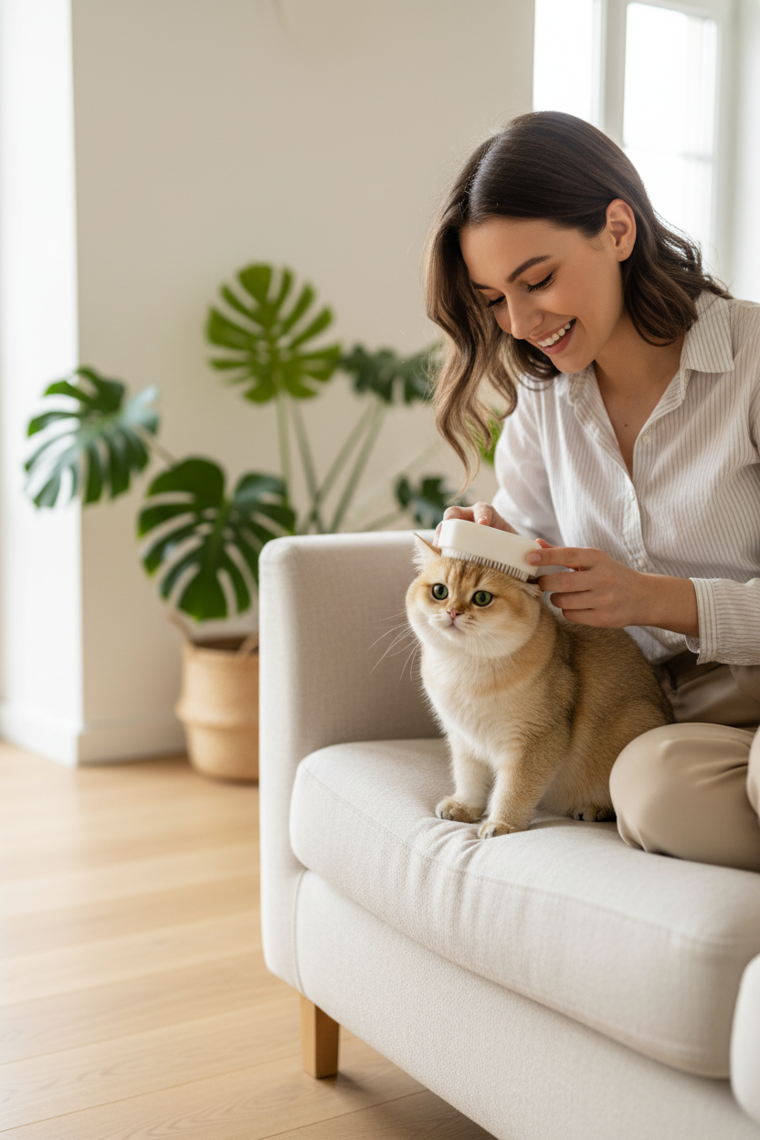 Brosse Langue Sensorielle pour Chat | SoftLick - Mondechat