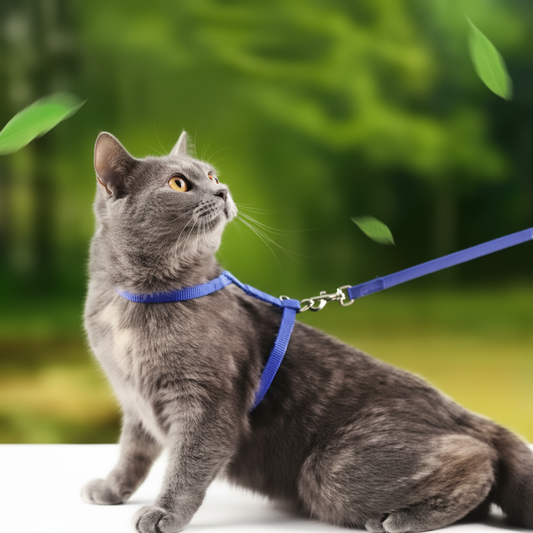 Harnais Chat Anti-Évasion avec Laisse | EscapeProof - Mondechat