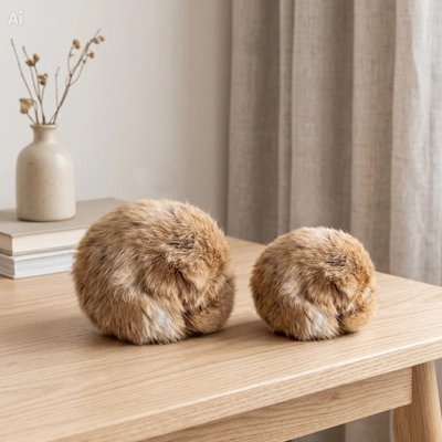 Jouet Chat | Boule Fourrure Naturelle & Stimulante - Mondechat
