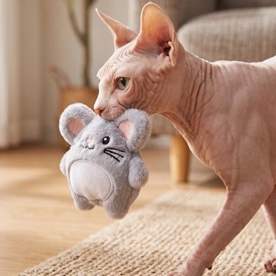 Jouet Chat | Souris Peluche Interactive - Mondechat