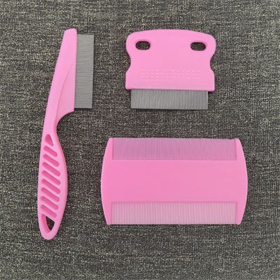 Kit 3 Peignes Chat | Démêlant Anti-Puces & Massage Silicone - Mondechat