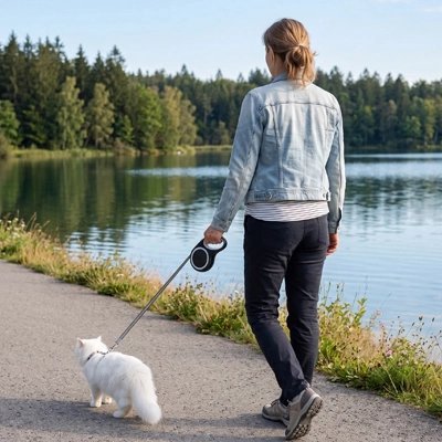 Laisse Chat | Anti-Traction Confort - Mondechat