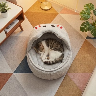 Lit Chat | Sac de Couchage Semi-Fermé Toutes Saisons - Mondechat