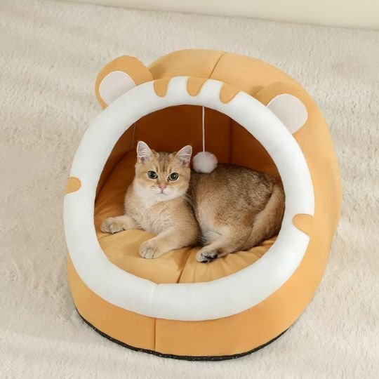 Lit pour Chat | Grotte Tête de Lion - Mondechat