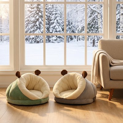 Lit pour Chat | Niche Cocooning Sherpa - Mondechat