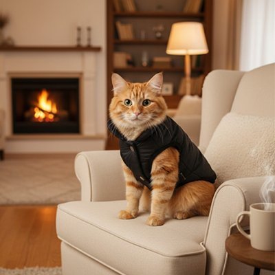 Manteau ergonomique premium pour chat | Niche ultime - Mondechat