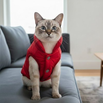 Manteau ergonomique premium pour chat | Niche ultime - Mondechat