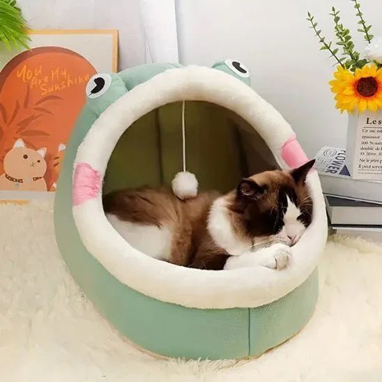 Niche Chat Douillette | Refuge Cosy Confortable et Chaud - Mondechat