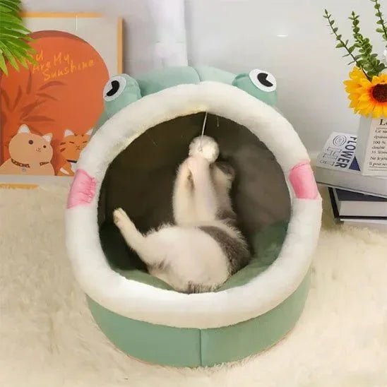 Niche Chat Douillette | Refuge Cosy Confortable et Chaud - Mondechat