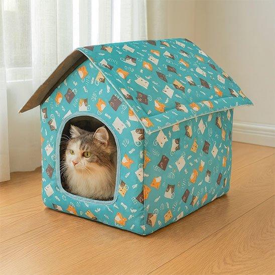 Niche chat extérieur résistante intempéries et Weatherproof pour le confort de votre chat - Mondechat