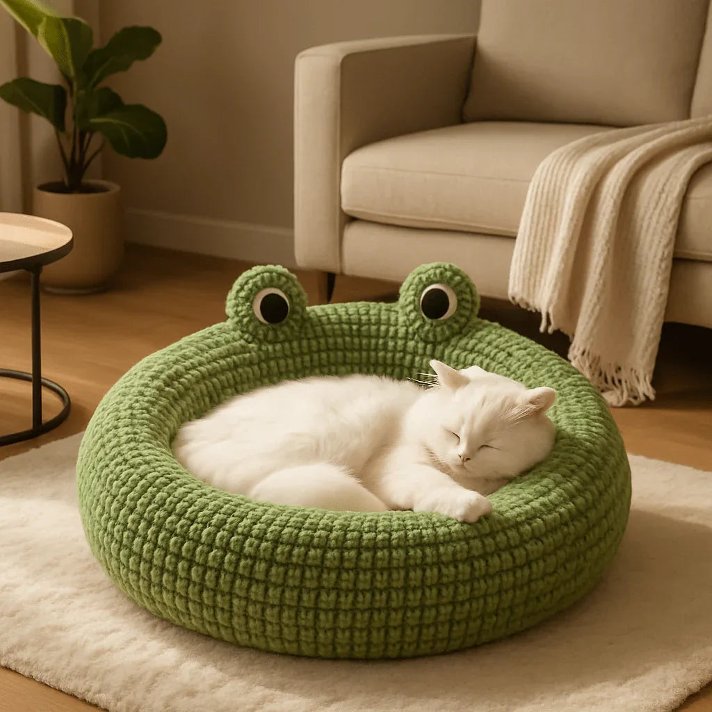 Niche pour chat cocooning au design confortable et moderne - Mondechat