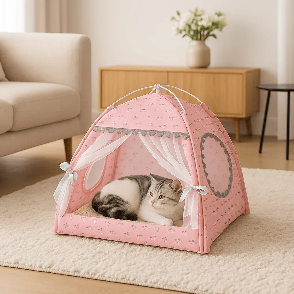 Niche pour chat confort : un havre de paix élégant et douillet - Mondechat