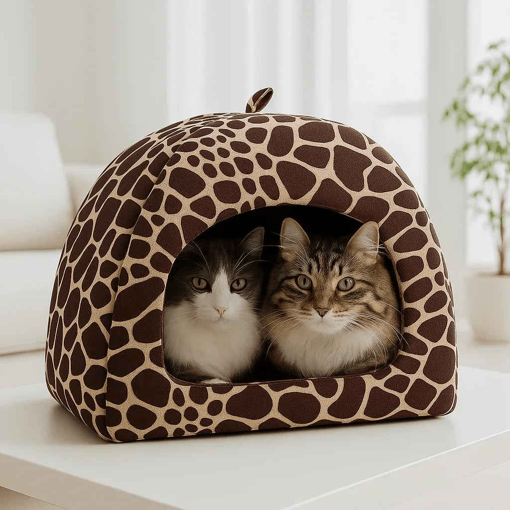 Niche pour chat cosy | Confort et design élégant pour votre maison