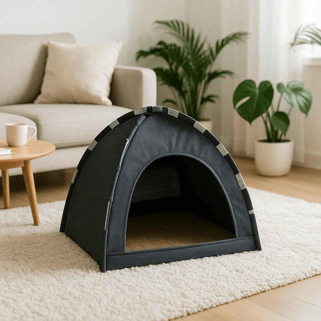 Niche pour chat cozy | Tente au design chaleureux - Mondechat