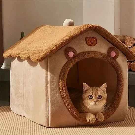 Niche pour chat douillette design confortable et stylé